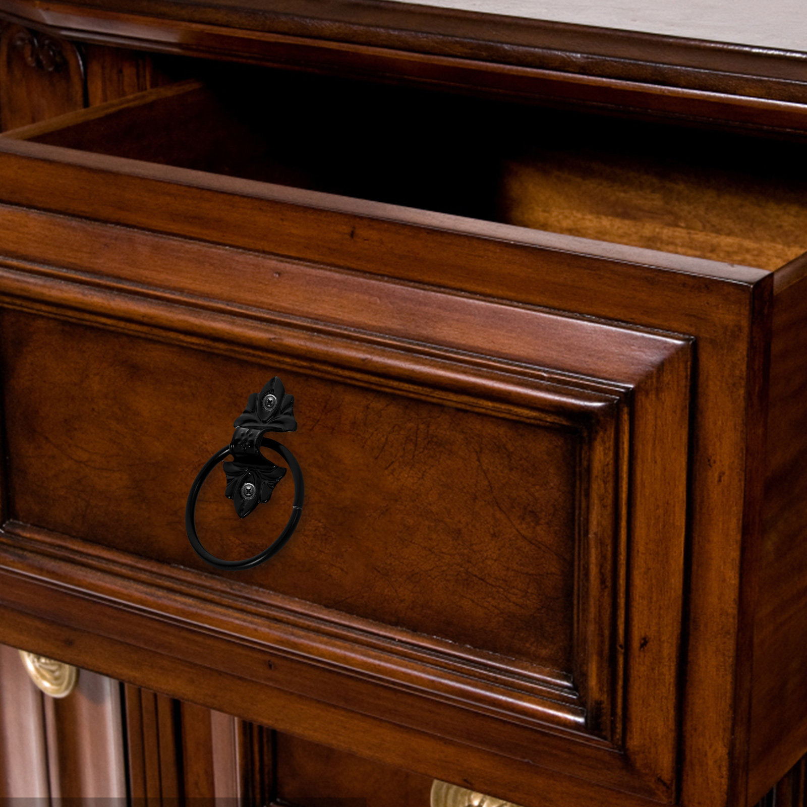 2Pcs Circle Vintage Drawer Pul - Vintage Furniture Hardware Replacement 评论和价格