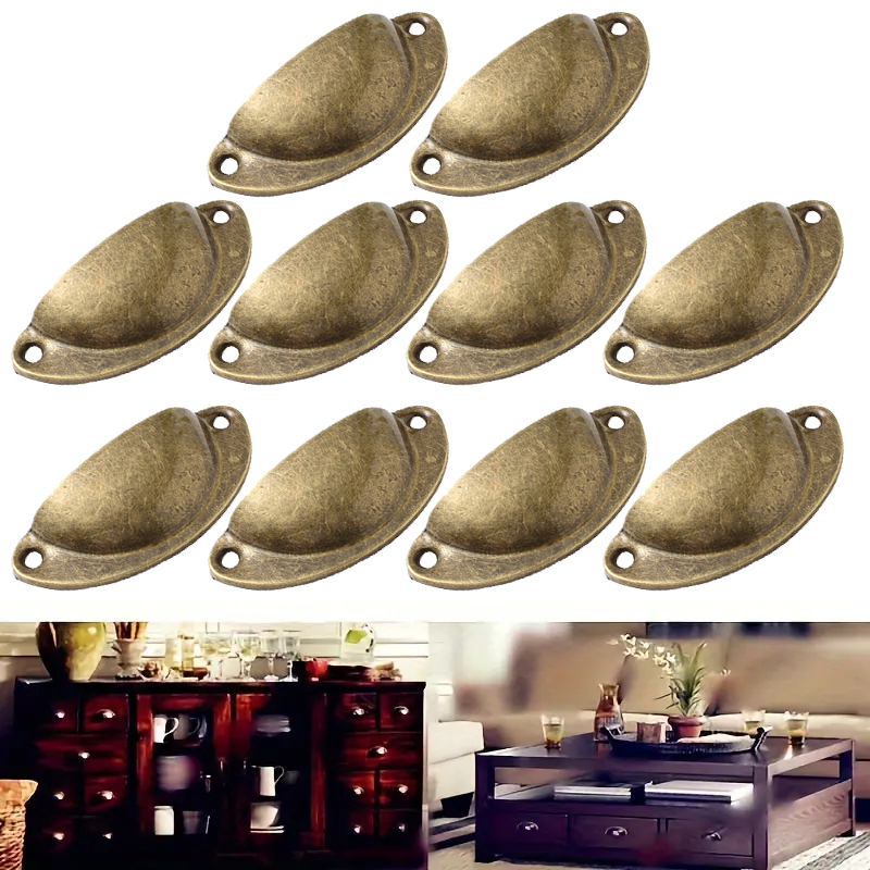 10PC Cabinets Pulls Drawer Kno - Vintage Furniture Hardware Replacement 评论和价格